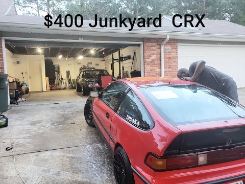 $400 Junkyard Honda Civic CRX Si intro
