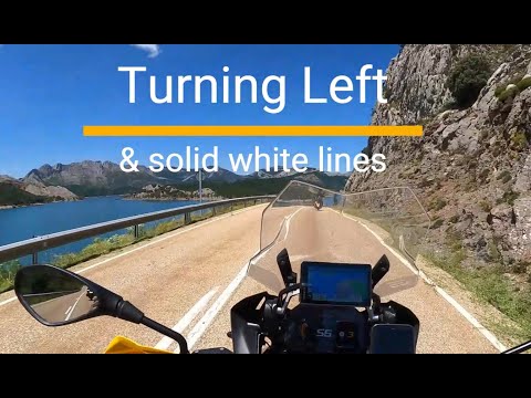 Motorcycle tour, Turning left in Spain