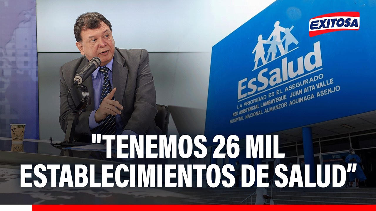 🔴🔵 Juan Carlos Velasco: "Tenemos 26 mil establecimientos de salud"