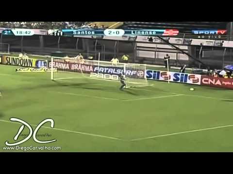 ANDERSON CARVALHO bela jogada do volante (Santos 4x1 Linense) CAMPEONATO PAULISTA 2012