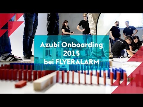 Azubi Onboarding 2015 bei FLYERALARM