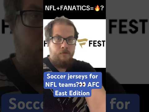 NFL🤝soccer. Rating jerseys starting with the AFC East. #nflshorts #fanatics #soccershorts #jerseys