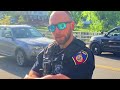 COP TRIES TO BE TOUGH, ENDS UP LOOKING LIKE A SEASONED FOOL!!!