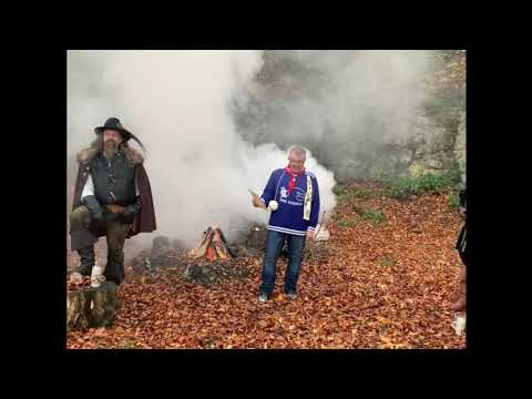 Das Narrenspiel der Rattlinger diesmal einsam in der Burg Rosenegg