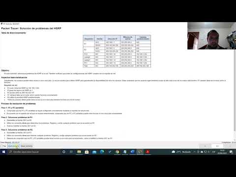 4.3.4.4 Packet Tracer. Solución de problemas de HSRP. Erick Escamilla Charco.