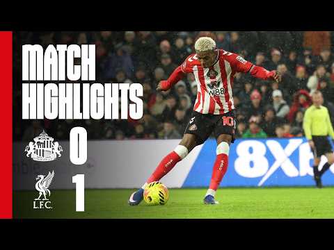 First Home Defeat Of The Season | Sunderland AFC 0 - 1 Liverpool FC | Premier League Highlights