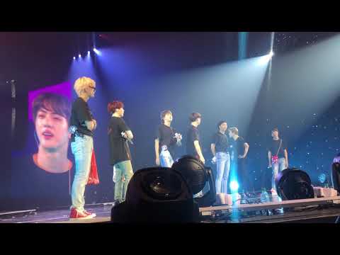 180906 BTS LIVE Goodbyes - Ending Love Yourself Tour in LA fancam