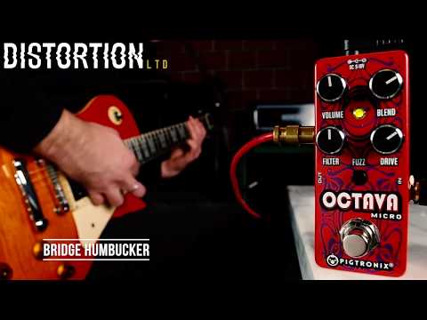 Pigtronix Octava Micro Octave Fuzz 2010s - Red image 8