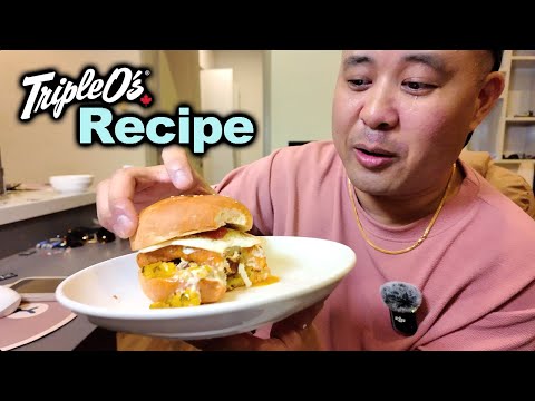 Air Fryer Recipe  -  How to Cook the Triple O's Legendary Burger Breakfast Club from Canada