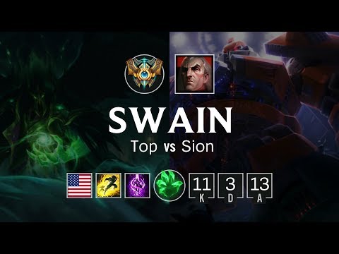 Swain Top vs Sion - NA Challenger Patch 8.21