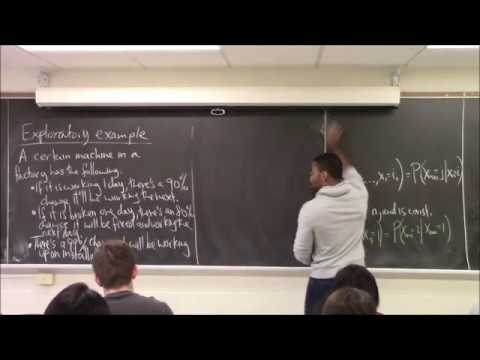Math 1108-R17 Lecture 31 - Random Variables and Markov Chains