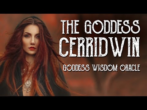 Messages From Goddess Cerridwen, Goddess Wisdom Oracle Cards, Magical Crafting, Tarot & Witchcraft