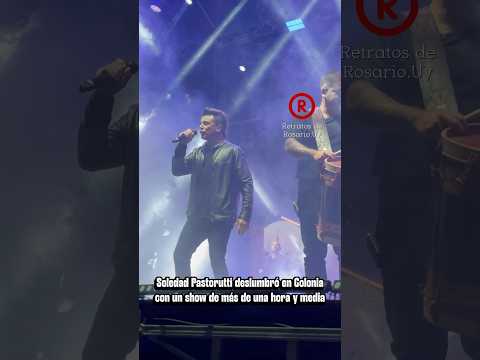 Soledad Pastorutti deslumbró en Colonia con un show de más de una hora y media”