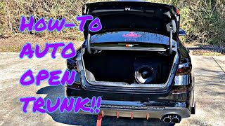 How To Make Your Trunk Open Automatically (Super Easy!!)