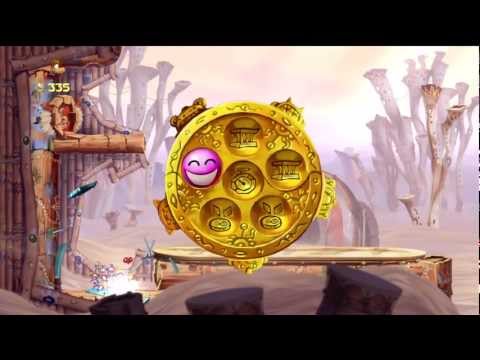 Rayman Origins 100% [9]  Desert of Dijiridoos - Crazy Bouncing