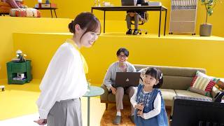 福原遥、子役と共演で穏やかな気配りを見せる　新CM「マウスコンピューターものづくりギャラリー」篇&メイキング&インタビュー