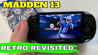 Madden 13 -  PlayStation Vita - Why the PS Vita was ahead of its time!