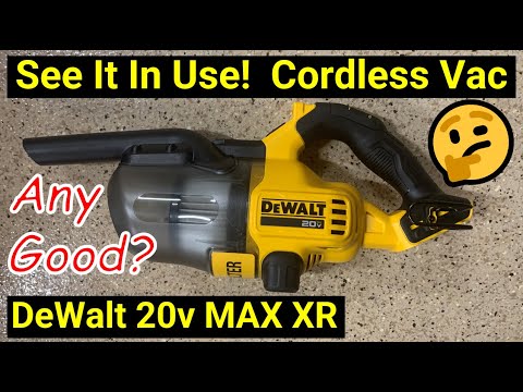 ✅ DeWalt Handheld 20V Cordless Vacuum DCV501HB ● See it in Action
