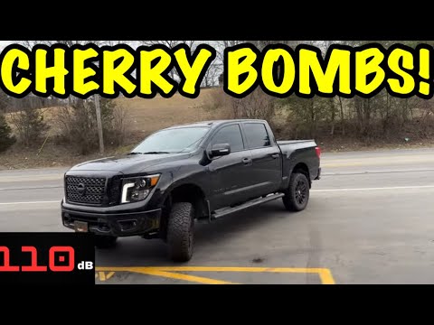 2018 Nissan Titan 5.6L V8 w/ CHERRY BOMB M80s!