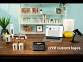 The PT-D610BT Professional, High-resolution Label Maker, Prints Custom Logos, Barcodes and more