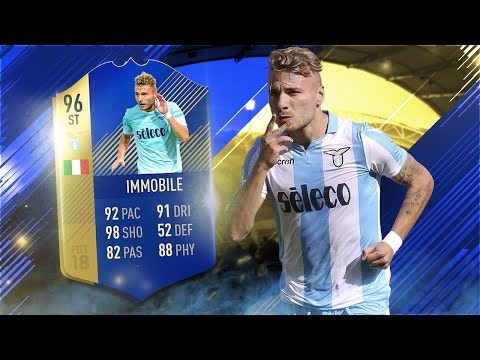 FIFA 18 TOTS Immobile Review - FIFA 18 96 TOTS Ciro Immobile Player Review