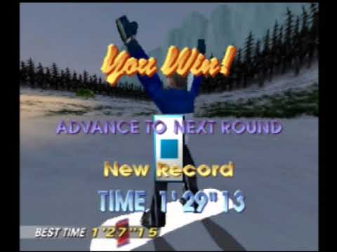 1080 Snowboarding - Match Race (Hard Difficulty) WIN with most epic grind ending