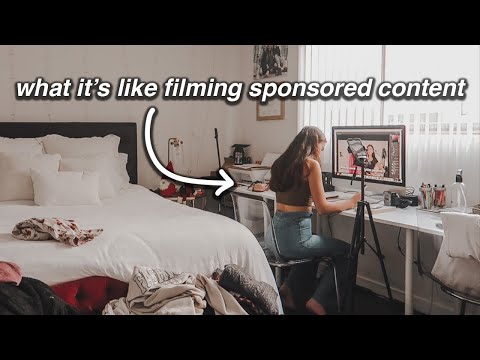 bts of recording sponsored content! | VLOGMAS 2022
