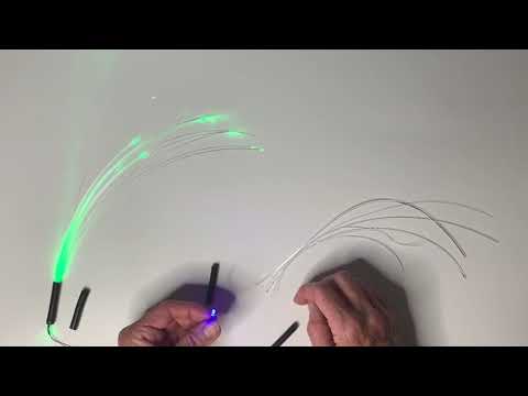 How to Connect Fiber Optic Lights to 3mm and 5mm LEDs