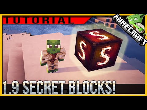 andyisyoda - SECRET MINECRAFT 1.9 BLOCKS!!!! HIDDEN BLOCK TUTORIAL!!!