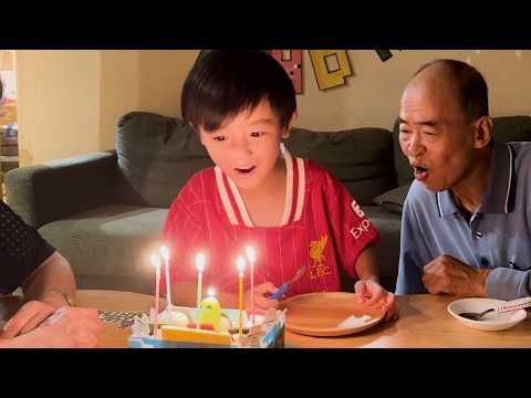 【6歳誕生日】楽しかったはずが祖母が帰ると号泣しちゃう孫ぴ