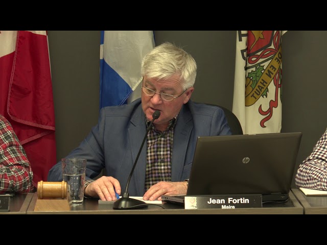Conseil de ville de Baie-Saint-Paul 9 mars 2020