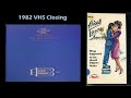Private Lessons 1982 VHS Closing
