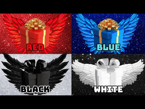 Choose Your Gift from 4 🎁😍 Red, Blue, Black or White ❤️💙🖤🤍 How Lucky Are You? 😱 GlamQuiz