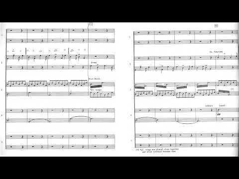 Henry Cowell - Pulse, for Percussion Ensemble HC.565 (1939) (Score Video)