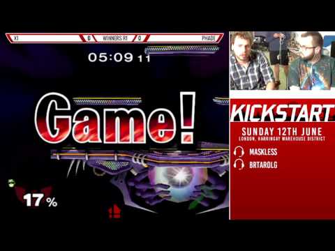 Kickstart 8 Winners R1 - X1 (Cpt.Falcon) vs Phade (Marth)