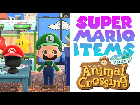Super Mario Items in Animal Crossing New Horizons!