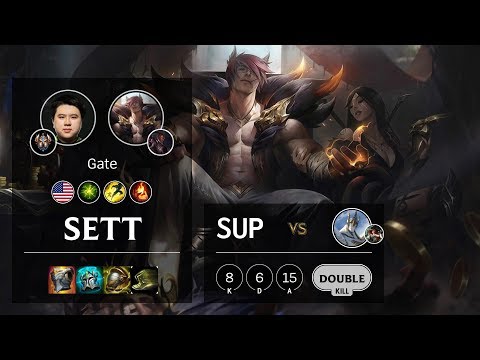 Sett Support vs Galio - NA Challenger Patch 10.3