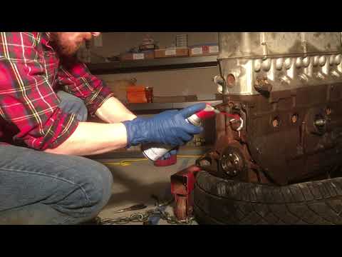 Datsun 240Z L24 Engine Rebuild Ep. 3 - Engine stand and removing peripherals