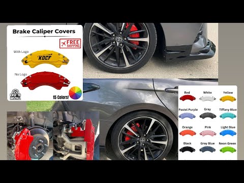 How to Install KOCF Caliper Covers w/Manual Parking Brakes 2018-2024 SE/LE Camrys only)