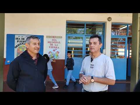 Escuela Primaria N° "54" de Profundidad, Misiones.Charlamos con el Director: Ernesto Saucedo
