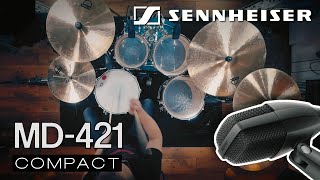 Video thumbnail for Sennheiser MD-421 compact microphones recording Sonor AQ1 drums by digitaldrumming