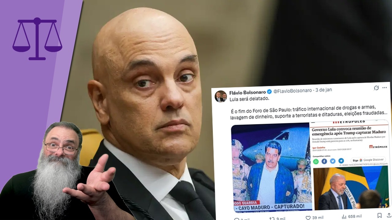 XANDÃO mete o DEDÃO na BALANÇA de NOVO e INDICIA FLÁVIO BOLSONARO por POST criticando LULA e MADURO