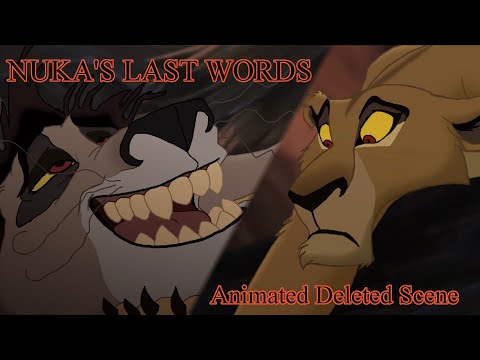 The Lion King II: Simba's Pride - Nuka's Last Words - Fully Animated (FANMADE)