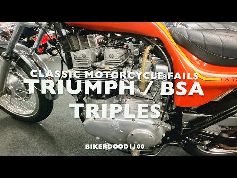 Classic Motorcycle Fails  : Triumph & BSA Triples