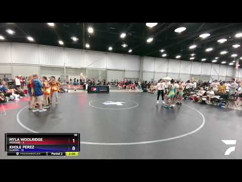 105 Lbs Round 1 (6 Team) - Myla Woolridge, Missouri Vs Khole Perez, Illinois 1a1a