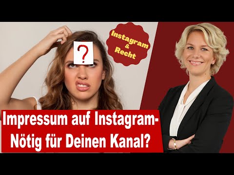 Impressum auf Instagram: Pflicht? Was droht Dir, wenn Du kein Impressum hast? Alle Infos im Video!