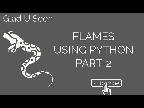 Flames Using Python Part 2 Easy In Python