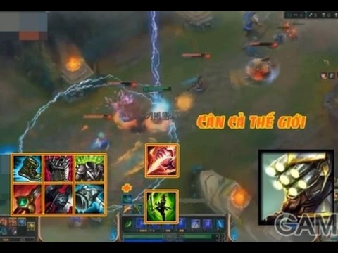 LOL LMHT Trâu cày thuê  - Khi chơi Master Yi full tank thì gần như cân cả bản đồ