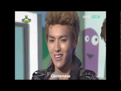 LEDapple's Hanbyul vs. EXO's Kris - fluent in 4 languages