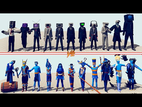 CAMERAMAN TEAM vs LEGACY TEAM - Totally Accurate Battle Simulator TABS
